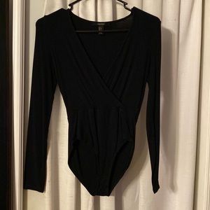 Forever 21 Bodysuit - Black, S